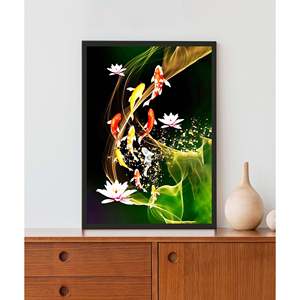 LED <b>Wall</b> Art with Underwater Acrylic Design Modern Accent in Sizes 12x8 18x12 24x16 for Home <b>Decor</b> - Product Image 1