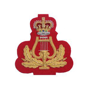 ตราสัญลักษณ์แขนเสื้อ WOK Industries Band Master แบบที่ 3 ป้ายปักมือแบบกำหนดเอง ผ้าแคนวาส ประดับด้วยคริสตัล สำหรับเครื่องแบบและหมวก - Product Image 3