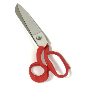Kéo thợ may 8 ''thuận tay trái màu đỏ Grip thép không gỉ may mặc công nghiệp hàng may mặc làm Shears - Product Image 2