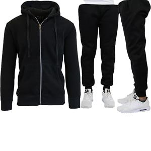 Chándal de invierno con diseño de rendimiento elegante, ropa deportiva personalizada de alta calidad, uso de gimnasio excepcionalmente cómodo de talla grande - Product Image 4
