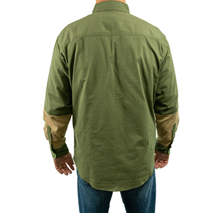 Nouvelles Chemises d'Été pour Hommes en Flanelle Tricotée 100% Coton Respirant Multi-poches Boutons Cachés Style Urbain Personnalisées - Product Image 2