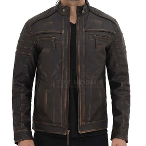 Veste en cuir pour homme automne-hiver, veste en cuir pour homme de la meilleure qualité, veste en cuir véritable pour homme - Product Image 1