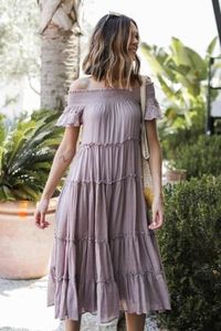 2023 femmes sur mesure élégant sans manches Maxi robe auto-conception écologique tissé robe de plage bouton fermeture pas cher naturel - Product Image 5