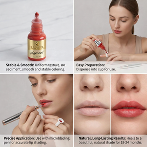 Tinta de Tatuaje Semipermanente en Oferta, Pigmento Personalizado para Cejas, Tinta de Microblading para Labios y Cejas - Product Image 4