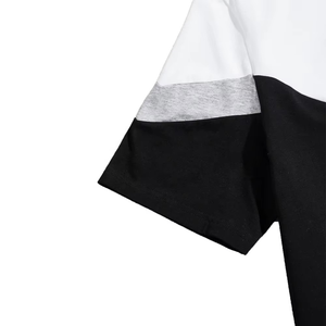 T Shirt deux tons personnalisé oversize grande taille col rond personnalisé 100% coton T-shirt pour hommes coupe ample imprimé Summer Wear - Product Image 5