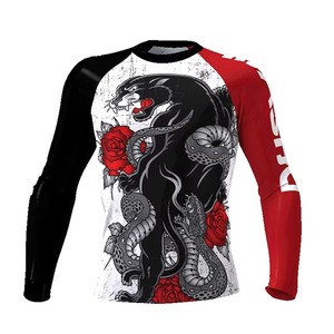 เสื้อฟิตเนสแขนยาว BJJ MMA สำหรับผู้ชายแห้งไว - Product Image 2