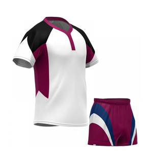 2025 nouveau Style complet Sublimation Polyester Rugby uniforme ensemble sport Jersey chemise et pantalon personnalisable portable Rugby uniformes - Product Image 2