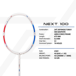 Vợt cầu lông <span class=keywords><strong>PROTECH</strong></span> NEXT 100 (4U) (Tối đa <span class=keywords><strong>27</strong></span> LBS) Cứng - Product Image 6