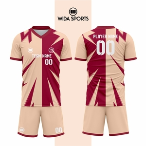 Unisex <b>Soccer</b> Uniform Quick Dry Breathable Anti-Bacterial Eco-Friendly Soft Fabric Customizable Jersey Set Wholesale Price - Product Image 3