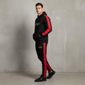 Conjunto Deportivo Personalizado de Primera Calidad con Logotipo, Sudadera con Capucha, Conjunto Deportivo para Mujer, Conjuntos Deportivos para Hombre - Product Image 2