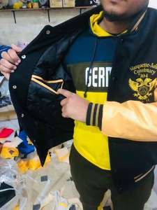 Chaqueta Universitaria Personalizada para Hombre, Diseño Personalizado - Product Image 4