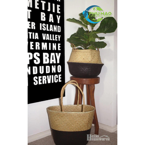 Sustainable Living Made Simple: Vietnamese SEAGRASS BELLY <b>BASKETS</b> Offer Functional Beauty at Factory Prices Storage <b>Planting</b> <b>Pot</b> - Product Image 2
