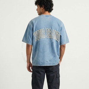 Camiseta Bordada Desgastada de Moda, Transpirable, Cómoda, Estilo Urbano para Hombre - Product Image 5