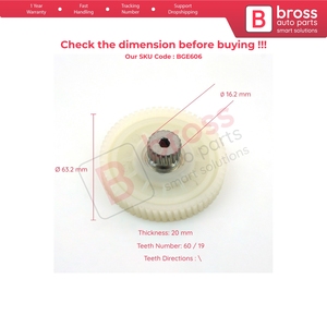 Moteur de toit ouvrant BGE606 A1769063700 Engrenage de réparation pour W205 CLA W176 W177 C207 GLE - Product Image 5