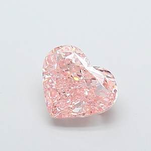 Diamante Cultivado en Laboratorio de Color Rosa Claro Fantasía, Corte Corazón, 3.01 ct, VVS2 - Product Image 1