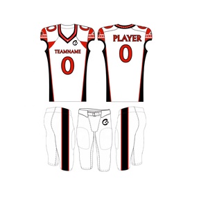 Conjuntos de Uniformes de Fútbol Americano para Adultos al por Mayor, Personalizados con Sublimación Completa, Manga Corta, Tallas Grandes - Product Image 1