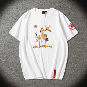 เสื้อแฟชั่นคุณภาพสูง ไซส์ใหญ่ ผ้าถักเนื้อคอตตอน 100% แบบเรียบ  รับสกรีนลายตามสั่ง ทรงหลวม แขนสั้น - Product Image 3