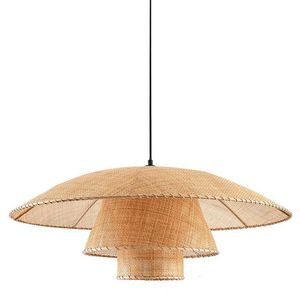 Fabriqué à la main éco-inspiré rustique décor à la maison intemporel Silhouette suspension matériaux en bambou durables et naturels durables - Product Image 2