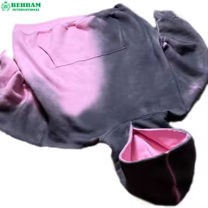 เสื้อฮู้ดดี้แบบสวมหัว ผ้าฝ้าย 100% แห้งเร็ว ระบายอากาศได้ดี ตกแต่งด้วยงานปักคริสตัล พิมพ์ลาย DTG  ดีไซน์ซิปแบบกำหนดเอง สำหรับทุกเพศ - Product Image 5