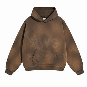 Sweat à capuche délavé à l'acide pour femmes Manches longues Sweats à capuche décontractés Oversized Soft Comfortable Acid Wash Hoodies - Product Image 4