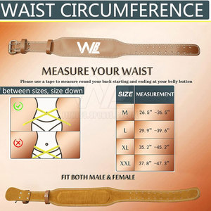 Cinturón de Gimnasio para Levantamiento de Pesas OEM, para Hombres y Mujeres, Entrenamiento Pesado, Powerlifting, Culturismo, Peso Muerto, Fitness, Cuero Sintético Antideslizante - Product Image 4