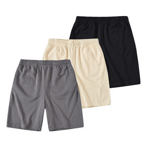 <b>Knee</b> <b>Length</b> Cotton Terry <b>Shorts</b> <b>Men's</b> Gym Sweat <b>Shorts</b> Casual Joggers Elastic Waist Trousers Hip Hop <b>Shorts</b> <b>Men</b> DDP shipping - Product Image 1