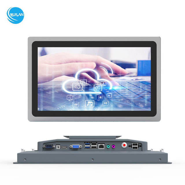 HUILAN IP65 13.3" 1920*1080 Resolution 10-Point Touch Panel Industrial Control All-in-One Tablet PC Embedded Computer in Stock