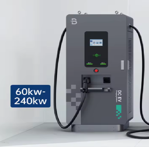 Nueva Estación de Carga Rápida CC de 60-240kW para Vehículos Eléctricos con Opciones de 80/120/160/240kW, Fabricada en EE. UU. - Product Image 2