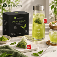 Sachets de thé vert infusé à froid de Chine, style Gyokuro, mélange de matcha, certifié USDA, goût umami doux pour thé glacé