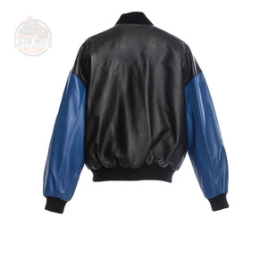 Chándal de cuero para correr de alta calidad para hombre, recién llegado, conjunto de 2 piezas, venta al por mayor, marca personalizada, ropa de calle, chándal de cuero - Product Image 3