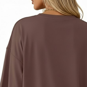 ชุดเซ็ตเสื้อผ้าฝ้ายสองชิ้นแบบลำลองสำหรับผู้หญิง ความยาวเหนือเข่า เหมาะสำหรับฤดูร้อน - Product Image 5