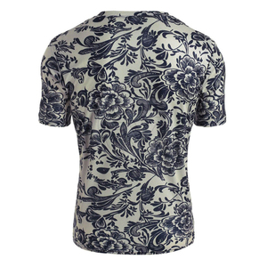 T-shirt personnalisé en coton et polyester 100 % pour homme, impression par sublimation, tissu tissé, écologique, respirant, séchage rapide – Collection 2025 (vente en gros) - Product Image 5