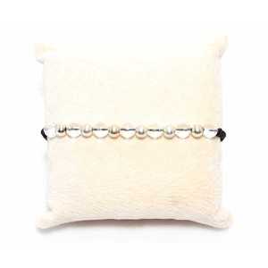 Transparent Quartz <b>Opal</b> Pearl <b>Bracelet</b> with Silver Beads and Gold Plating Bohemian Ball and Number Shape for Gift - Product Image 4