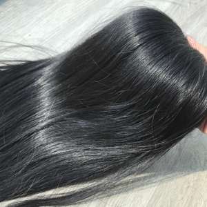 Extensions de cheveux humains bruts vietnamiens d'un donneur couleur naturelle droite qualité supérieure expédition rapide DHL - Product Image 5