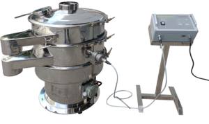 غربال اهتزازي دائري بالموجات فوق الصوتية للمساحيق والرمل السيراميكي مع محرك، مصنوع من الفولاذ المقاوم للصدأ - Product Image 2