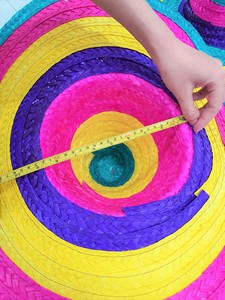 Sombrero hat mexican hat for holiday, plastic <b>bag</b> for festival - Product Image 3