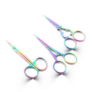 Ciseaux de broderie pour cils, ciseaux de manucure en acier inoxydable, ciseaux à point de croix pour maquillage et beauté du nez - Product Image 4