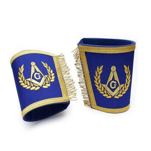 MASONIC REGALIA-CRAFT-CRAFT PROVINCIAL GAUNTLETS CUFFS (PAIR) ANY DISTRICT RANK - Product Image 6