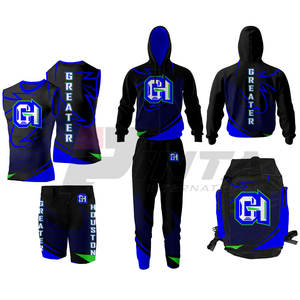 Uniforme de suivi de marque de distributeur avec logo personnalisé vêtements pour jeunes ensembles de vitesse uniformes imprimés ensembles de saut - Product Image 4