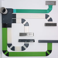 Système de distribution d'air sous plancher en PVC ABS, conduit plat pour la ventilation d'air frais