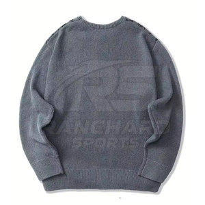 Suéter de Punto para Hombre, Estilo Urbano, Informal y Moderno, Mezcla de Cachemira, Suave y Cálido - Product Image 2