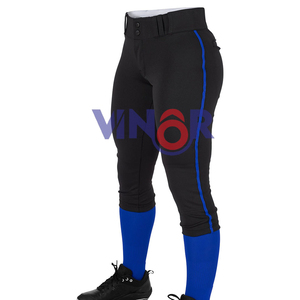 Pantalones de Béisbol Personalizados para Hombre, Elegantes, Lisos, de Secado Rápido, Transpirables, Hechos 100% de Poliéster - Product Image 1