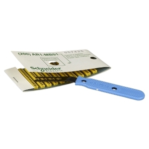 Terminali per Cavi SCHNEIDER ELECTRIC AR1MA01 Linergy TR, Tipo Clip-in Giallo con Caratteri Numerici 0-9, Set da 200 per Cablaggio - Product Image 1