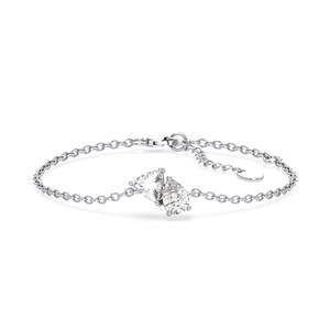 REYES Bracelet de haute qualité en argent sterling 925 certifié GRA avec chaîne à maillons Moissanite pour femmes Bijoux fins minimalistes - Product Image 1