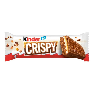 Vente en gros de barres Kinder Crispy 34g, boîte de 24, collation Ferrero avec 18,5 % de composants laitiers, pour les chaînes de vente au détail - Product Image 1