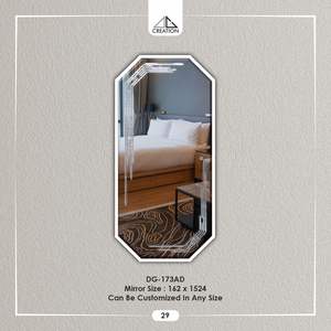 Espejo LED sin Marco para Decoración de Pared con Reflejo Nítido para Espacios Interiores Modernos de la India - Product Image 6