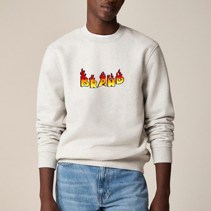 Sudadera de Manga Larga con Estampado Personalizado Directo de Fábrica, Cuello Redondo, Ajuste Cómodo, Ropa Casual de Moda - Product Image 1