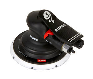 Nouveau Ponceuse orbitale aléatoire 3 mm à moteur turbine, avec poignée à angle droit, pack double |   Garantie d'un an disponible, livraison incluse - Product Image 1