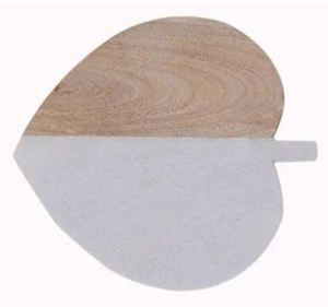 <b>White</b> Heart Shaped Marble Cutting <b>Board</b> Handmade Chopping <b>Board</b> Kitchenware Vegetable Salad Dry Fruit Chopper Gift For Cooking - Product Image 1