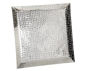 Bandeja de metal chapada en oro de aluminio para diseños decorativos de calidad duradera de mesa decorativos para cocina, hotel, restaurante - Product Image 3